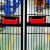 德拉科机器人安全防护网工业设备仓库车间隔离网围栏H2000定制 对开门拉手门档 一对