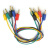 2MM测试线带弹簧头香蕉套连接线数电模电实验箱导线K2ABD51连接线 蓝 05m