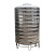 大容量304不锈钢水箱圆形储水罐空气能蓄水热水罐不锈钢圆水箱 6T瓦楞水箱