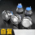 悦津（16mm【球头螺丝脚】）短款金属按钮电源启动停止点动复位防水不锈钢常开24V单位：个