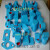 儿童高中通用器材教具院校机械制图建筑120件套塑料教学模型 孔雀蓝