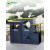 麦享环卫户外垃圾桶仿古不锈钢公园景区大号果皮箱室外分类垃圾箱 MXMT05