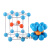 金属晶体结构模型初高中有机化学分子结构球棍比例拼接模型不锈钢 闪锌矿硫化锌