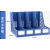 工厂办公室5S文件资料收纳文件栏文件筐文件夹 精安5S用品商城 得力牌蓝色加厚款A4文件盒55mm（2个）