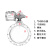 气动粉尘蝶阀不锈钢粉体DN300单/双法兰蝶阀板碟阀门水泥搅拌站 双法兰DN600重体