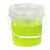 家用食品级透明塑料桶带盖密封桶酱料凉皮龙虾包装桶1L/5升kg公斤 750ml透明易开款2个