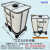 强酸碱化工桶耐油机油储存耐压车辆运输容器四方680L柴油桶小吨桶 680升白色加厚改底座款