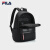 斐乐（FILA）男士包背包双肩包时尚休闲通勤背包书包电脑包 正黑色-BK XS