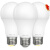 德力西LED灯泡 节能3瓦5WE27螺口暖黄冷白光螺旋球泡照明光源 38WE27灯座 其它白