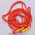 鲁惠绳带高空作业绳空调安装绳安全带加长绳登山捆绑绳延长绳二保绳 红色全编 16毫米1米送双钩