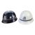 豪思克普 防暴头盔 安保防护装备 安全帽 保安装备用品 白色安保