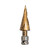 阶梯钻电动扳手专用金属木工铝合金多功能开孔钻孔扩孔器宝塔钻头 4241直槽4-22mm(十阶)