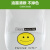 ubag 透明笑脸背心袋 商超家用外卖打包手提塑料袋 24*40【50个】单位：捆