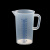 塑料量杯食品级加厚PP带刻度烧杯厨房家用烘焙工具奶茶进口VITLAB 100ml 蓝色刻线