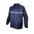 代尔塔 PVC涂层涤纶分体反光条雨衣套装 EN400RE；407004-藏青色-XL