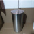 台面不锈钢垃圾桶嵌入式圆形连体桶厨房悬挂清洁桶洗手间装饰摇盖 NZ-130G桶+盖子