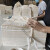 擦机布棉工业抹布白色棉碎布边角料大块吸油吸水布头3040揩布 3040厘米（2张A4纸大小） 广东50斤包邮（棉白色标准尺寸）