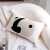 星月恋可爱熊猫儿童抱枕套北欧简约ins风动物客厅民宿沙发床上靠垫靠枕 熊猫动物圆形45x45cm 枕套不含芯