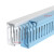 PVC线槽阻燃明装配电箱配电柜走线槽灰白色灰蓝色开口U型工业理线槽 灰蓝色（高宽） 4040