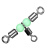 海钓八字环三叉转环连接器分叉器三通8字环路亚别针钓鱼T型连接环 1/0*2/050枚