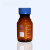 透明棕色蓝盖试剂瓶100 250 500 1000 2000ml化学密封瓶丝口瓶蓝盖瓶实验室取 棕色25ml无导流圈