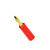 4MM香蕉插头音频接线端子免焊灯笼插头音响线插头音响香蕉头红黑 红黑（一对）2个