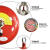 悬挂式七氟丙烷灭火器4KG洁净气体机房专用XQQW4/1.6 七氟丙烷悬挂6kg 碳钢 1A