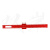 双岸 木工多功能划线尺 铝合金高度测量T型尺 红色木工划线器测量尺 黑色三件套划线尺 一个价 