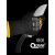 QEAR黑色欧标5级防割搬玻璃钢板劳保防滑耐磨工作保护浸胶手套 1对黑五级防割PU款 S