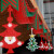 渡鹊桥圣诞节装饰品拉旗挂饰挂旗场景布置拉花挂件灯饰墙面小彩旗吊饰树 圣诞五角星【40*38cm】