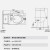 美标卫浴家用工程防臭虹吸抽水马桶座便器CCAS1858连体座厕1816 CCAS1858/CCAS1859 400mm