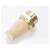 安赛瑞 气缸消声器 规格 长头消声器半铜4分 NPT1/2 材质 黄铜 9Z05758