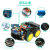 可编程智能小车DIY套件scratch创客教育机器人Keywish 蓝色车轮免焊接版