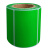 PJLF 彩色三防热敏不干胶标签纸 绿色 80×50mm×1000张 20卷/包