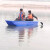 牛筋塑料船塑胶渔船加宽加厚小船钓鱼捕鱼打鱼船下丝网塑料渔 2米平头1人