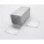 正方形铝合金外壳铝型材盒子铝盒长方形壳体氧化开孔丝印打标打样 42*42*长80白色