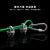 绿皮镀锌铁钢丝绳透明包塑带皮绿皮晾衣绳细软皮钢绞线包胶涂塑 透明-4mm 1m