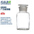 KAIJI LIFE SCIENCES玻璃广口试剂瓶油样瓶化学实验瓶密封磨砂口带盖样品瓶 白大口60ml 1个