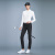 DESCENTE GOLF 迪桑特高尔夫FIELD系列 女子长袖T恤新品 WT-白色 S(160/80A)