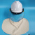勋狸粑适用电焊面罩防护脸头戴式安帽焊工焊机烧焊接头盔高清透明面屏 支架+面罩+护颈布