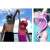 潜水面罩浮潜三宝全干式呼吸管全脸防水泳镜面镜成人儿童游泳装备 儿童升级款7-14岁粉色