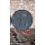 赛乐透仿古古建砖雕中式古典圆形福字影壁墙迎宾墙围墙装饰挂件支持定制 直径90cm 锁福