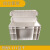 EU塑料箱加厚物流周转箱过滤收纳工业风多彩塑料箱乌龟箱过滤盒 EU32150黑色(300*200*150)