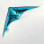 oein特技风筝双线潍坊2.7米青花瓷伞布碳杆运动 风筝 2.7米兰色青花瓷版