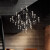 云宿光灯北欧简约现代水晶灯后现代设计师款客厅灯创意萤火虫法式别墅吊 金色-直径60*高50cm-暖光
