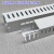 须特(XUTE)pvc工业理线槽配电柜配电箱卡线槽走线槽明装走线免打孔齿形线槽 灰白25*25(2米价)1米每根发货