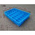 加厚塑料箱分格周转箱多格分类盒工具箱30格40格熟胶盒零件螺丝筐 20格外径61.5x42.5x11cm 蓝色加厚