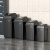 商用垃圾桶大容量家用餐饮办公室厨房超大方形户外40升大号垃圾箱 60L灰色正方形桶（送垃圾袋