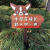 定制实木植物牌菜园标签木质插地户外警示牌标识牌幼儿园种植区提 款6 牌35*19厘米 杆长65厘米