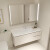 喜乐世家（XILESHIJIA）设计师极简陶瓷一体盆浴室柜组合卫生间洗漱台洗手盆洗脸盆柜组合 70智能圆镜款(双抽)